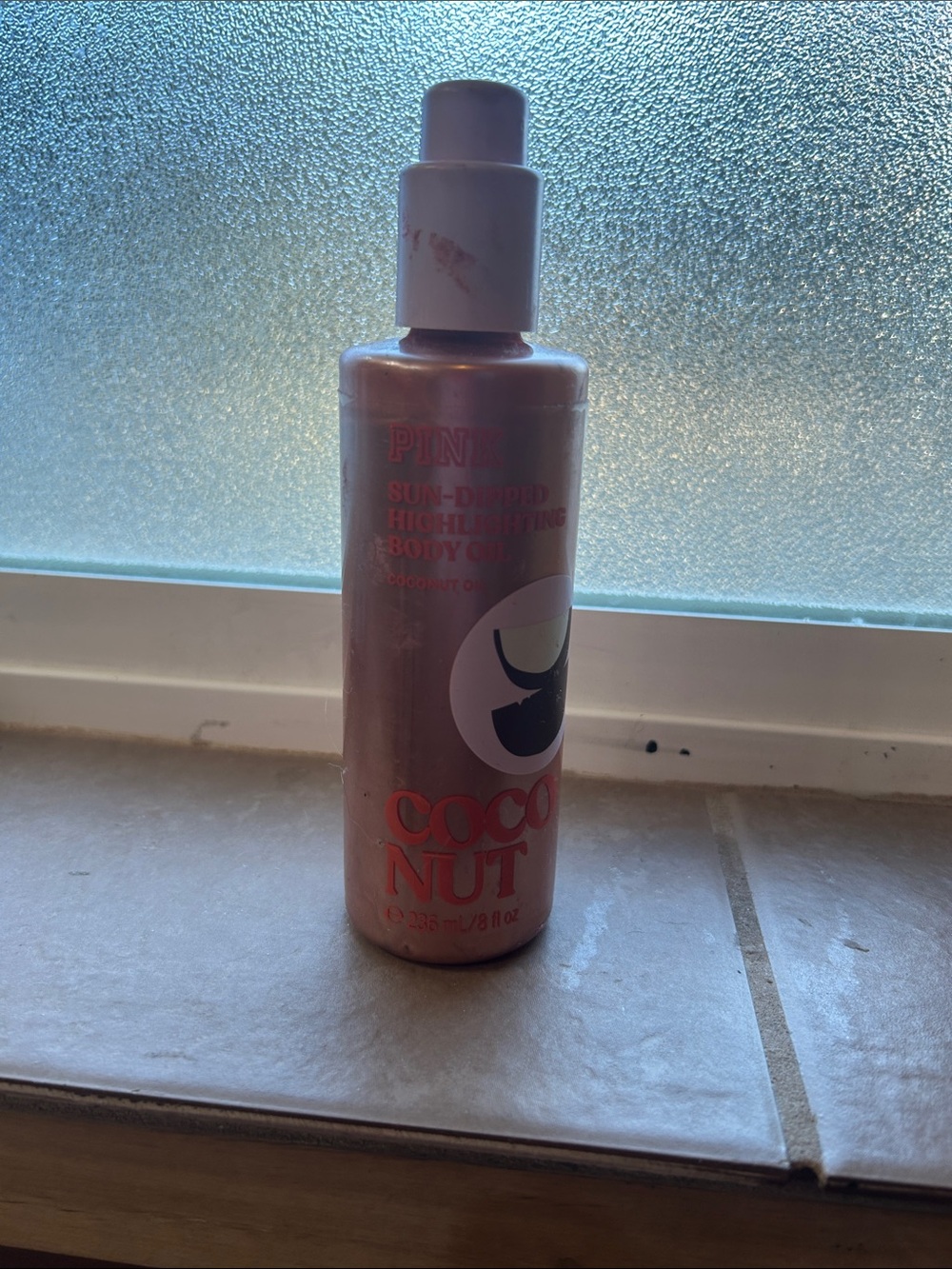 PINK Victoria's Secret Pink Coconut Sun-Infused Highlighting Body Oil